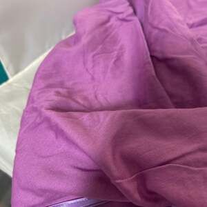 Round Tablecloth Violet with satin trim hem 48 inch round